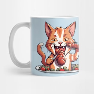 hotdogcats eat sausage Mug